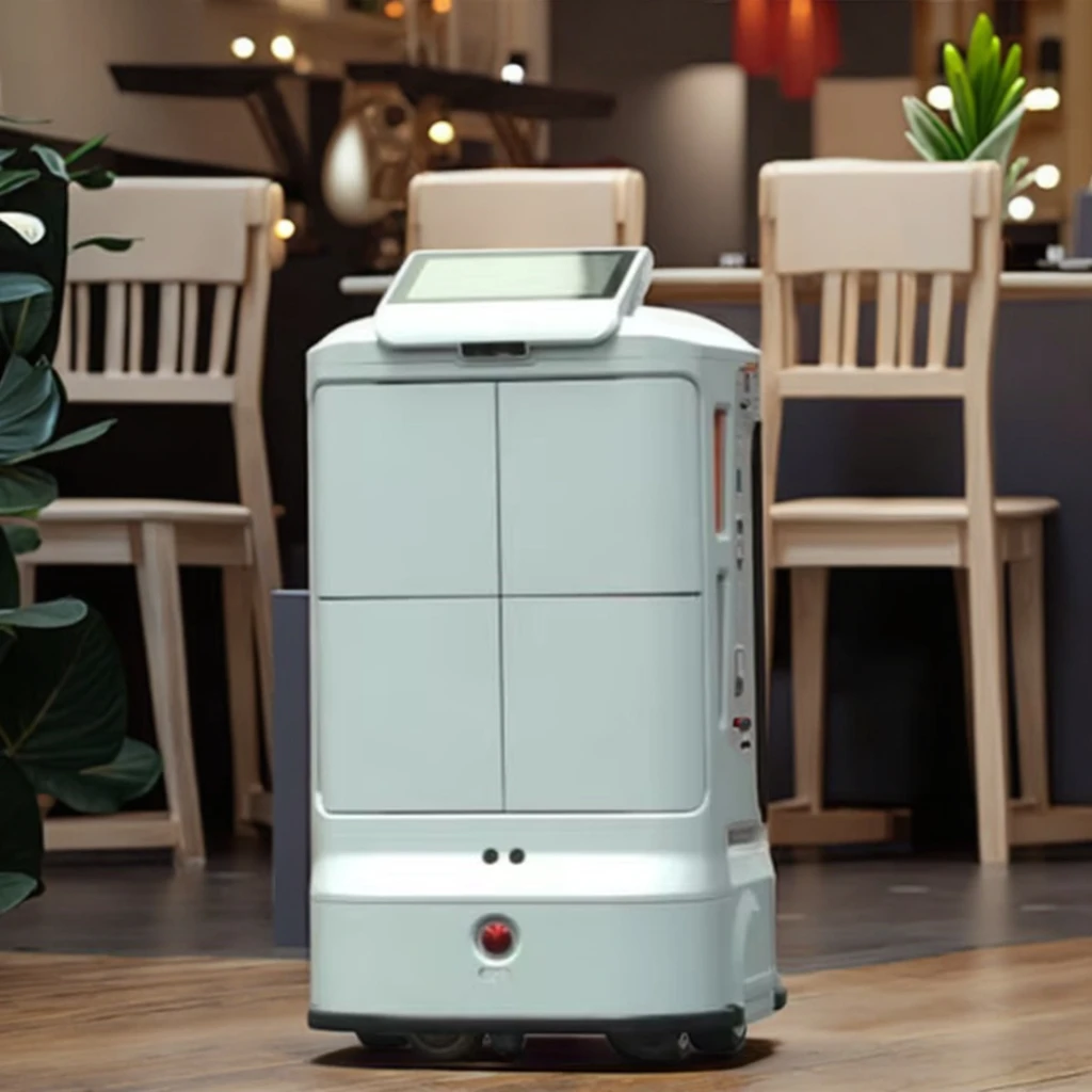 Commercial Service Robot Hotel Cross-Floor Intelligent Distribution Service Robot Delivery