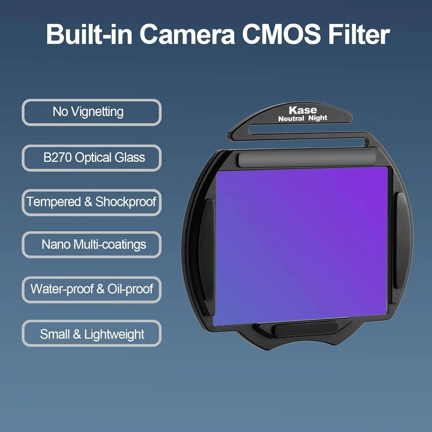 Kase Clip-in Neutral Night II Light Pollution Reduction Filter for Canon Shockproof Multi-Coated Optical Glass