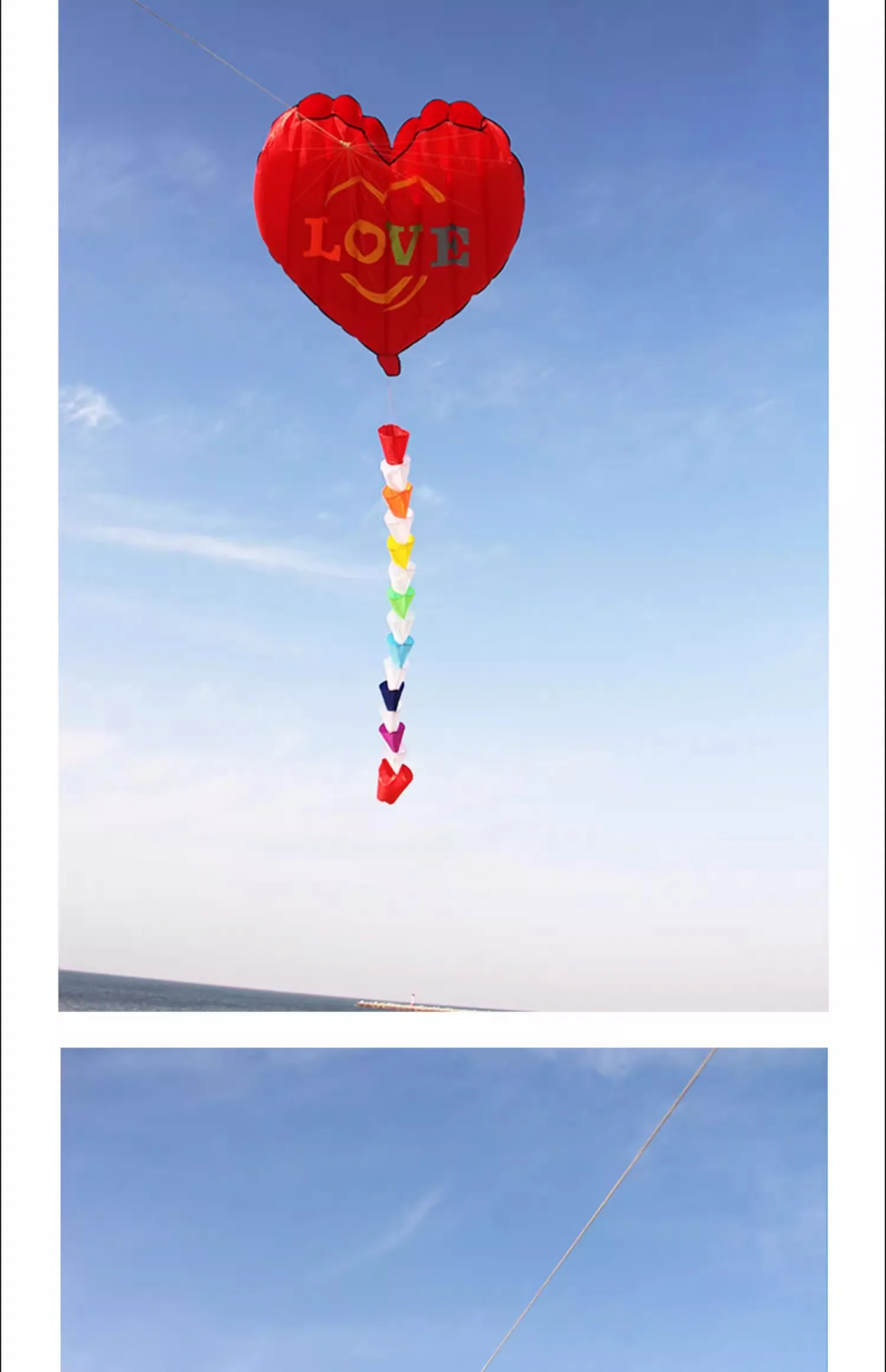 Red Love Heart Miękkie latawce na zewnątrz Nadmuchiwane nylonowe latawce dla dorosłych Cometa Gigante Latawiec dla dzieci Odporny na rozdarcia Łatwy do latania