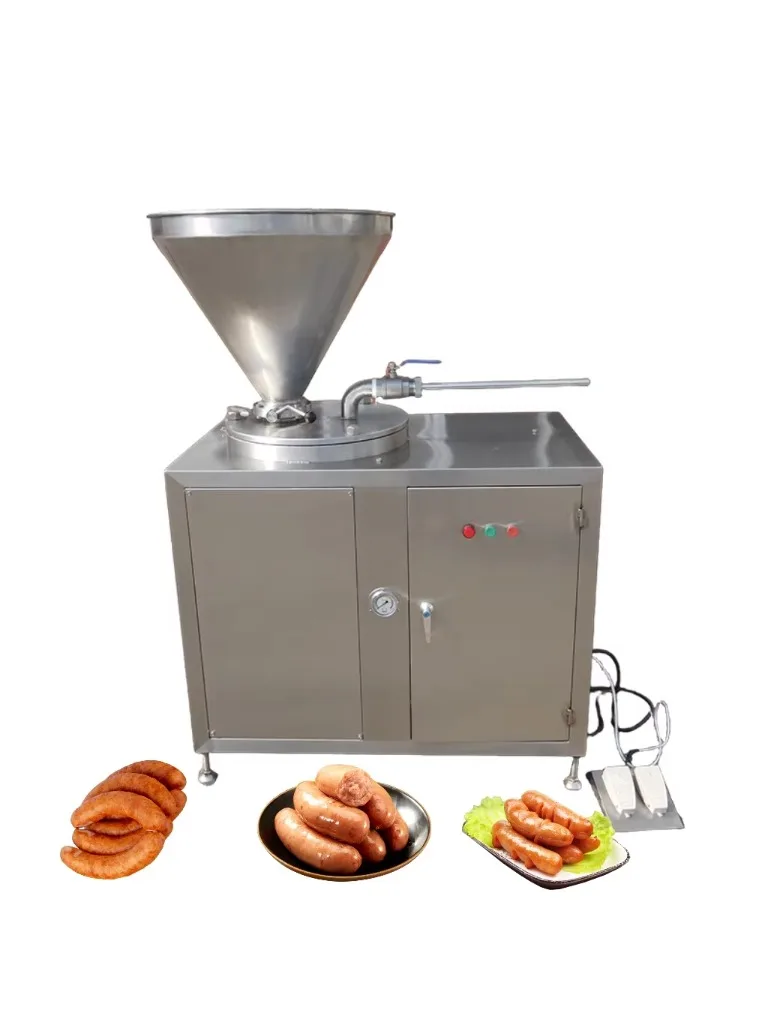 

Customized Automatic Sausage Filling Machine Pneumatic Meat Enema Equipment Low Wear Easy Maintenance
