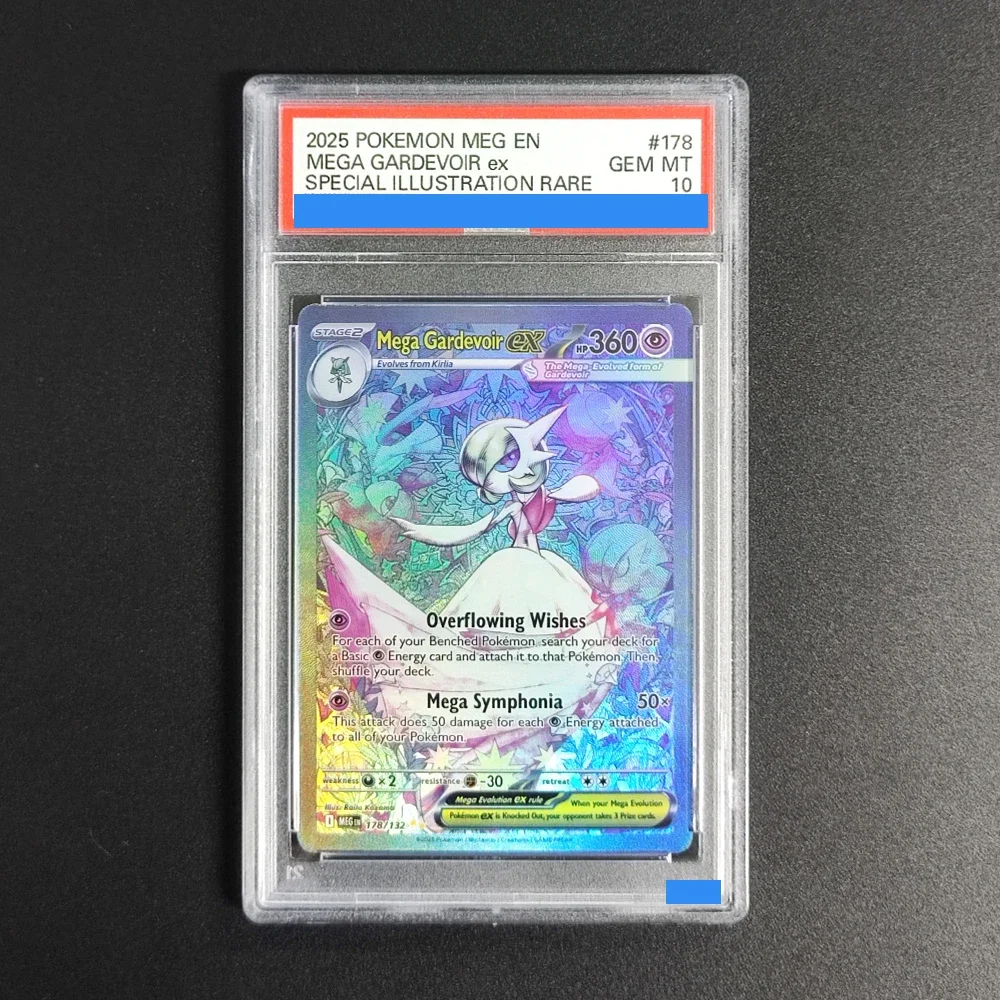 البوكيمون ME01 Mega Evolution Lucario Gardevoir Venusaur Ex Authentication الصف جوهرة MT جمع 10 نقاط تصنيف لعبة ببطاقات ورقية هدية #3