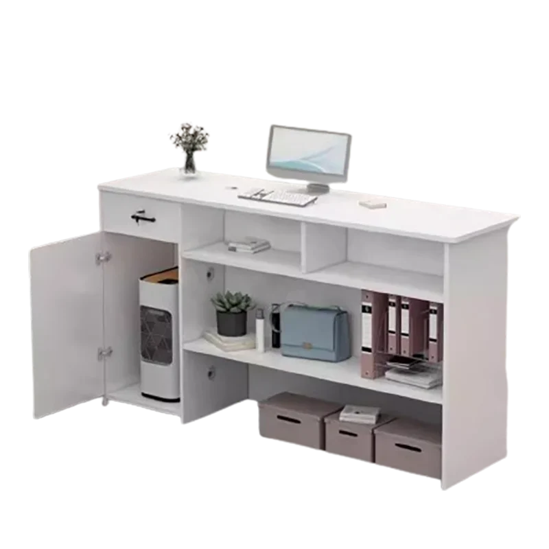 

Dining Display Reception Desks Nordic Small Bar Luxury Office Reception Desks Cashier Entertainment Mueble Commercial Furniture