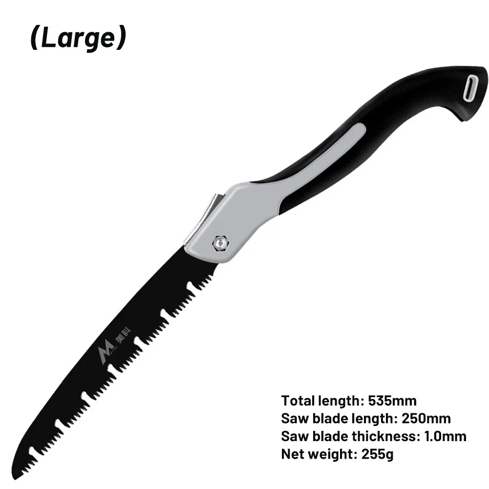 Japanese Folding Saw SK5 Steel Blade, Fruit Tree Pruning Horticulture Tool, Hand Saws, 395mm, 465mm, 535mm, 635mm