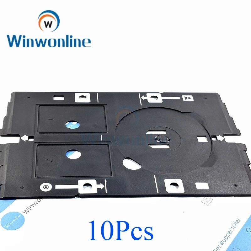 

10Pcs for Epson Inkjet Paper Tray PVC ID Card L8050 L18050 L8058 L18058 Winwonline Printer Accessories صينية الورق