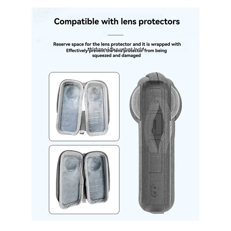 【¡¡Stock limitado!】Mini bolsa de almacenamiento para cámara portátil para Insta360 X5, funda protectora para accesorios para cámaras deportivas Instax5
