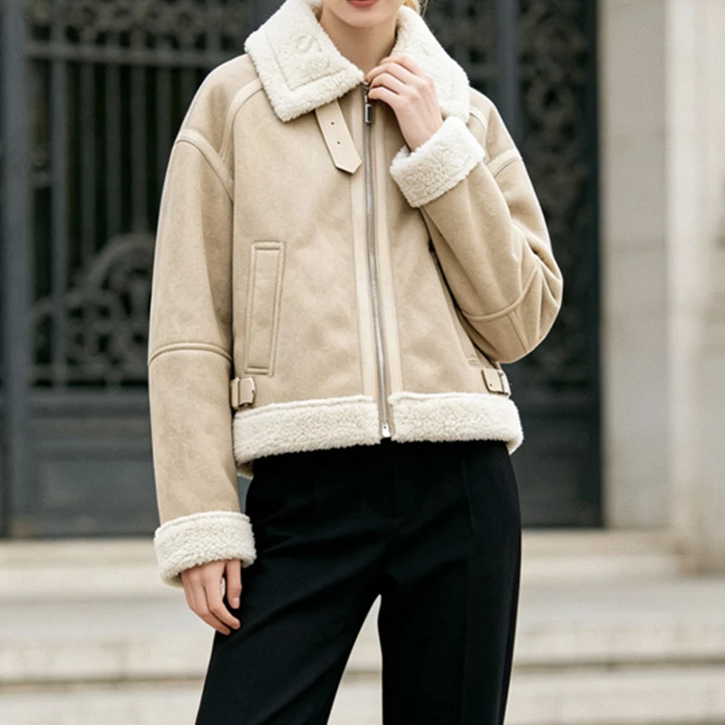 Women's Winter Coat Reversible Warm Parkas 2026 New Autumn Thicken Short Jacket for Women Chic Lady Outerwear