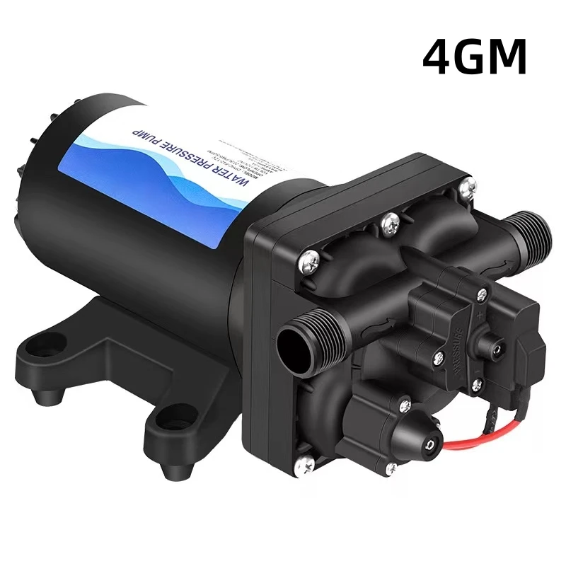 3/4 GPM Fresh Water Pump 12V Self Priming Sprayer Pump RV Water Pump W/ Pressure Switch 1/2