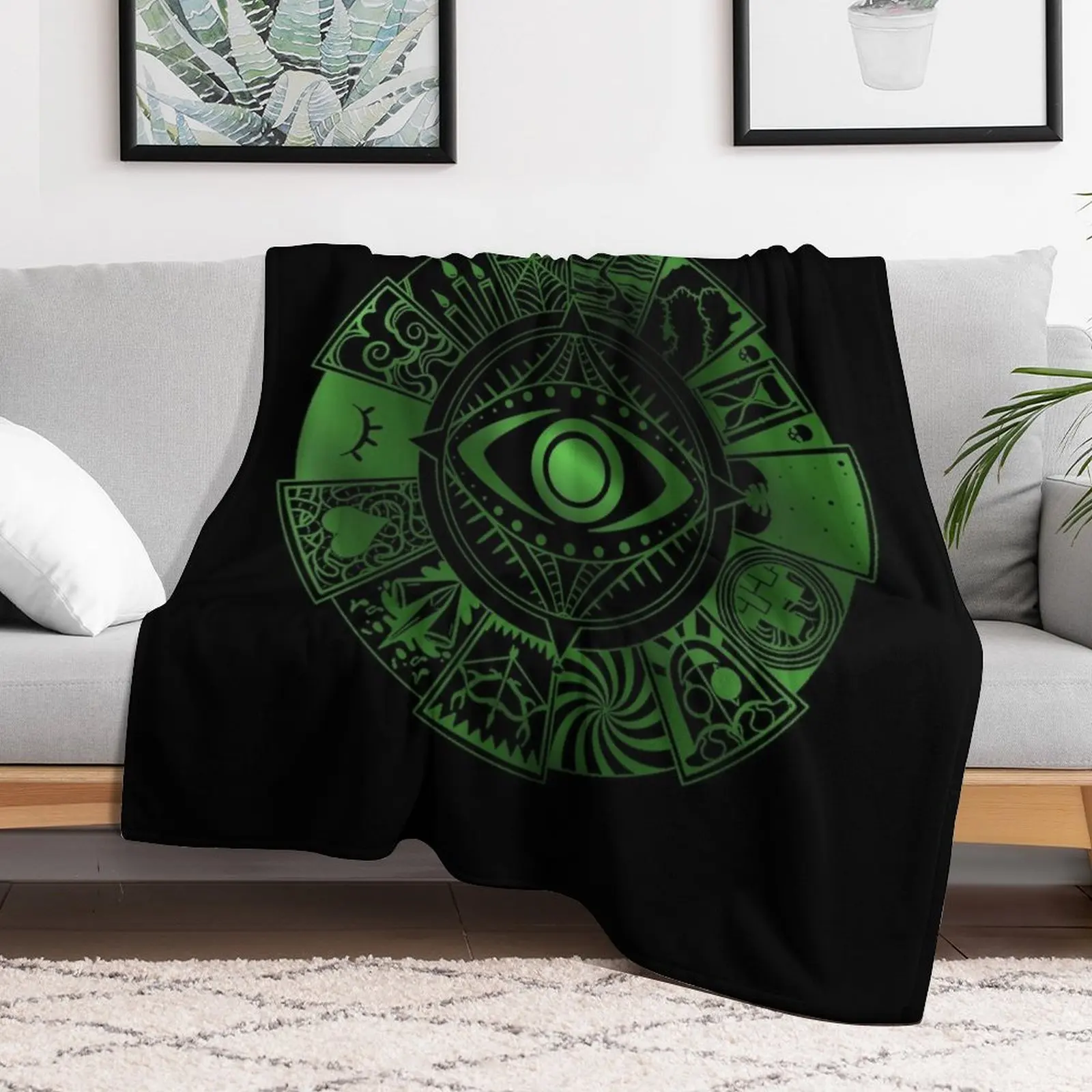 15 Fears Wheel T-Shirt Throw Blanket Heavy halloween Soft Beds warm for winter Blankets