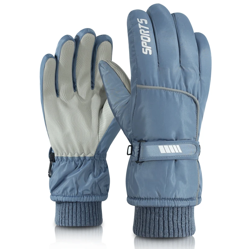 Gants de ski chauds d'hiver professionnels pour hommes et femmes, gants de neige chauds, gants de moto imperméables, écran tactile Smile 506