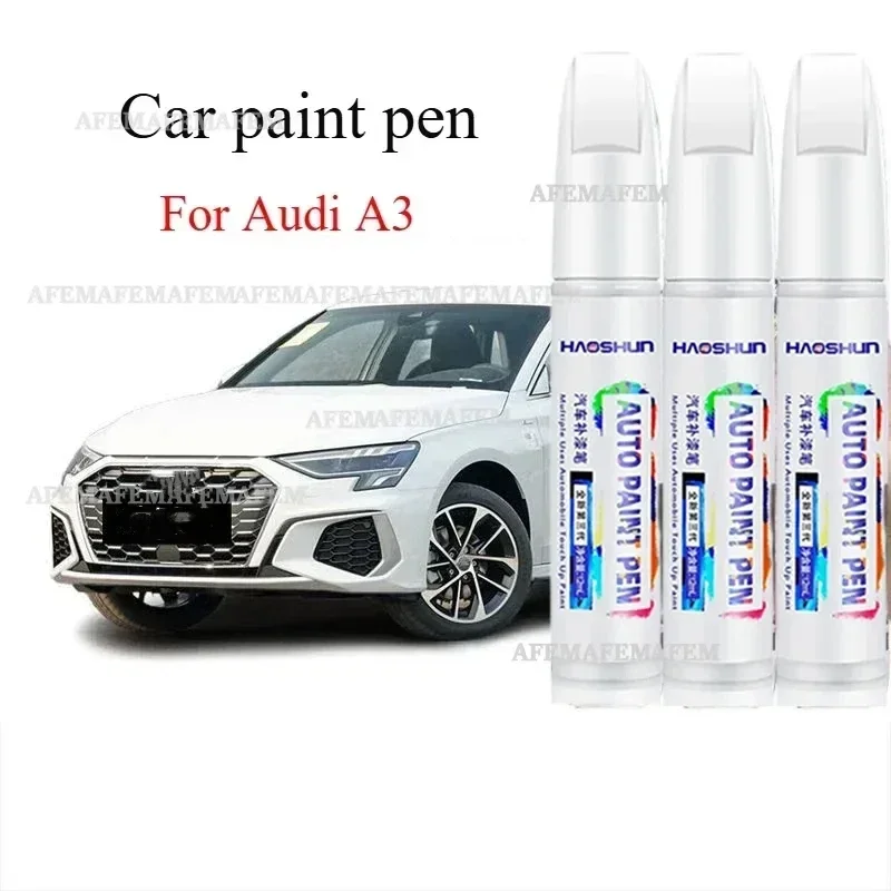 For Audi A3 Car Paint Pen Scratch Repair artifact magic black original car paint Amalfi white self-spray paint For Car Scratches