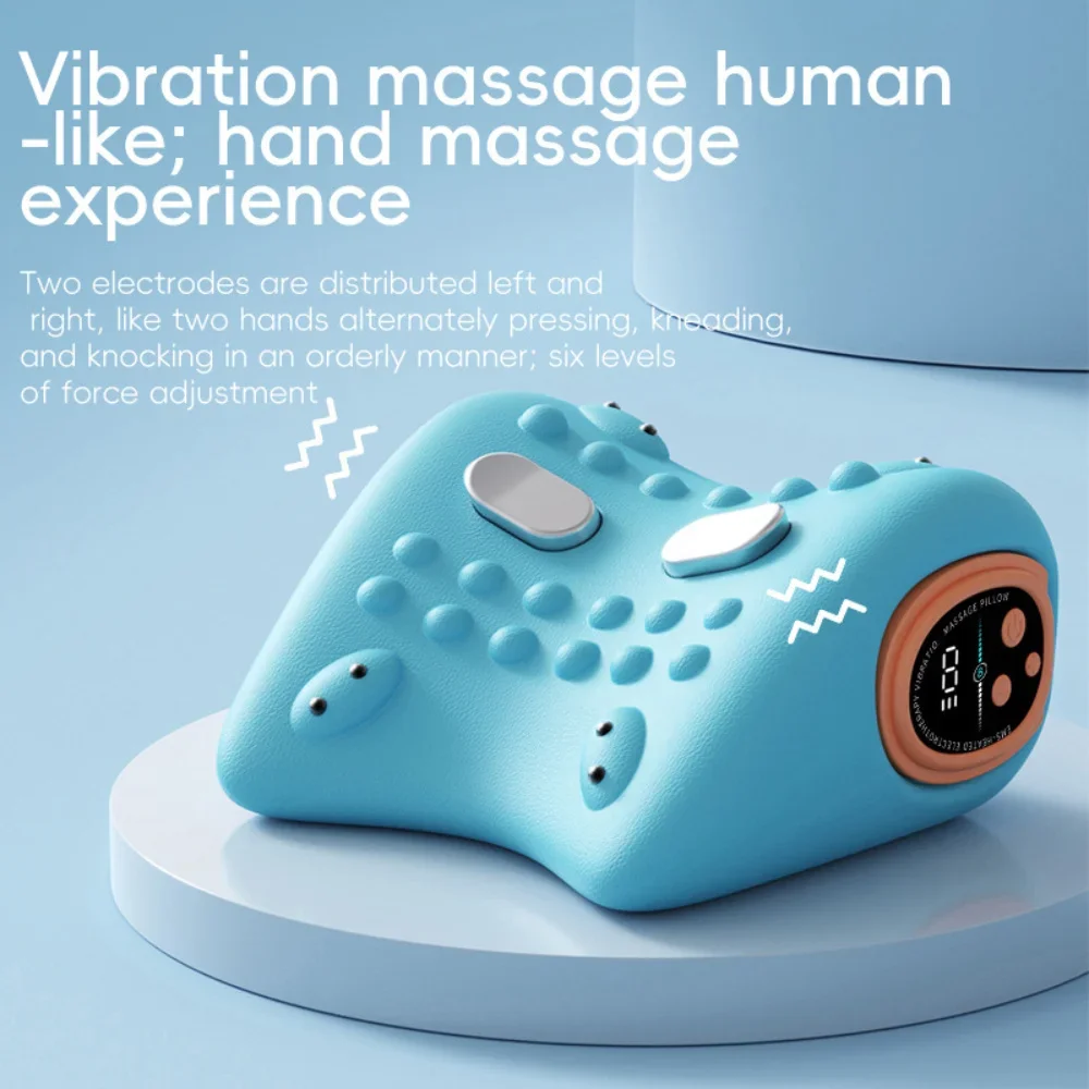 

Electric Neck Massager Pulse Cervical Spine Pillow Neck Stretcher Cervical Traction Relax Massage Shoulder Spine Correction
