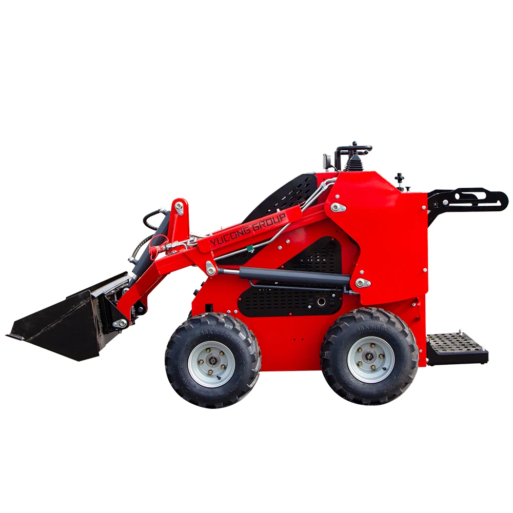 YG-S460 مصنع تخصيص جرافة انزلاقية التوجيه تسليم سريع الرافعات الهيدروليكية انزلاقية التوجيه رخيصة الثمن لودر عجلات صغير للبيع