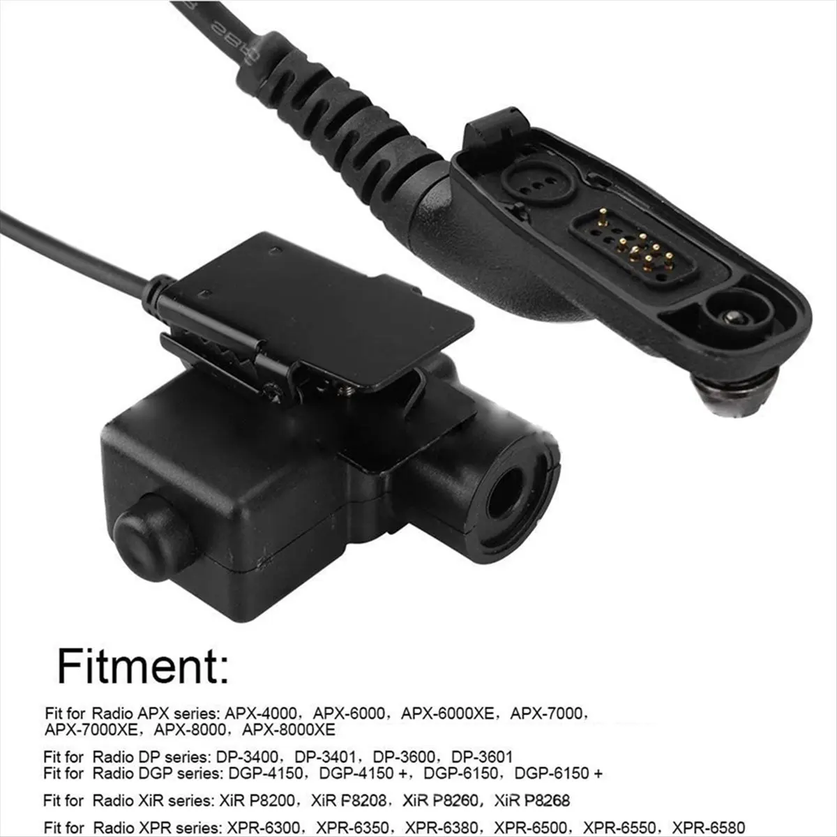 SWXFトランシーバーアダプター（U94 PTTトランシーバー、Xirp8268、8668、Apx7000、Dp3400対応）