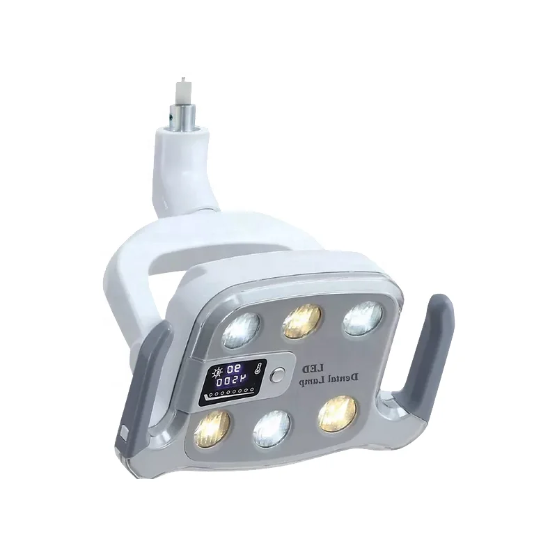 Wholesale price LED dental lamp oral light / 6 bulbs shadowless dental chair unit led operating light surgical lamp