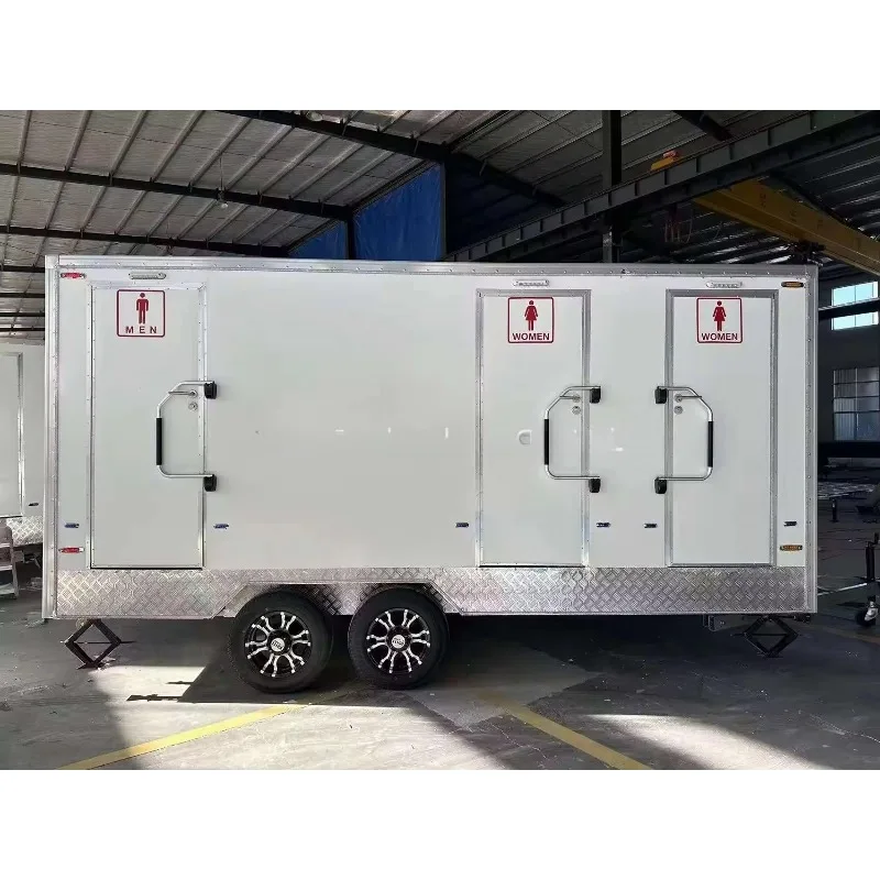 Portable Toilet Cabin Outdoor Restroom for Festivals Construction Sites Public Areas Camping RV Parks Outdoor Event Use