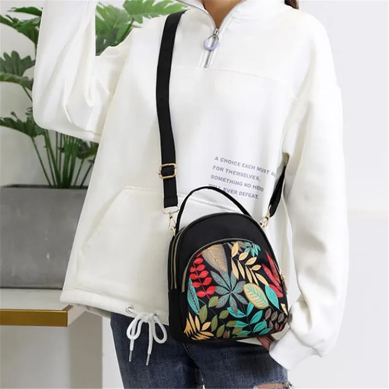 Damen Tasche neue lässige koreanische multifunktion ale Umhängetasche Mini Rucksack Oxford Umhängetasche Damen Einkaufstasche – Detail 9