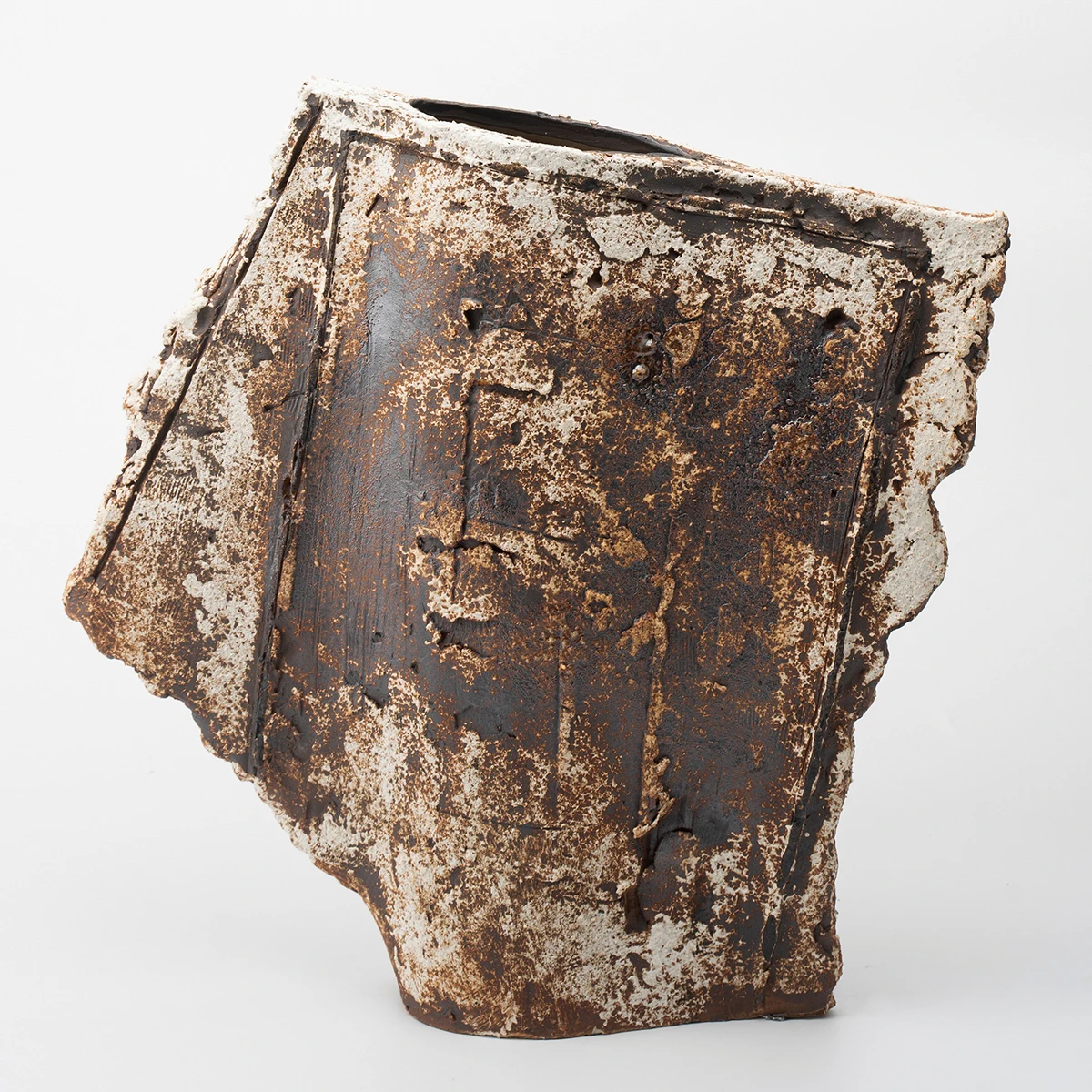 Ii*Unique Design Modern Style Ceramic Flower Vase Tabletop Abstract Graffiti Geometric Clay Ceramic Flower Vase (CML215)