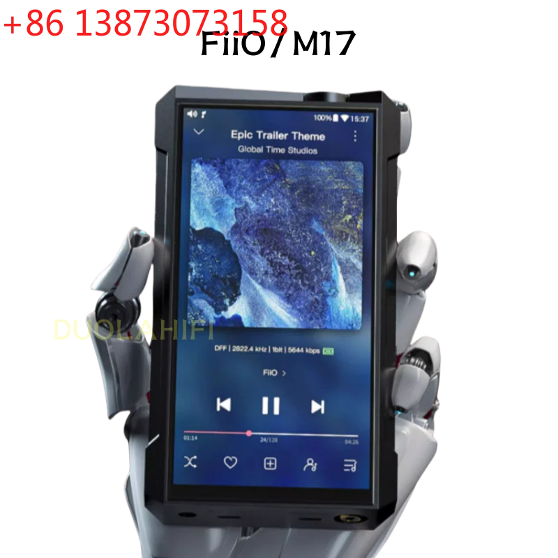 

FiiO/M17 портативный настольный музыкальный плеер высокой четкости без потерь Android с Wi-Fi Bluetooth MQA наушники
