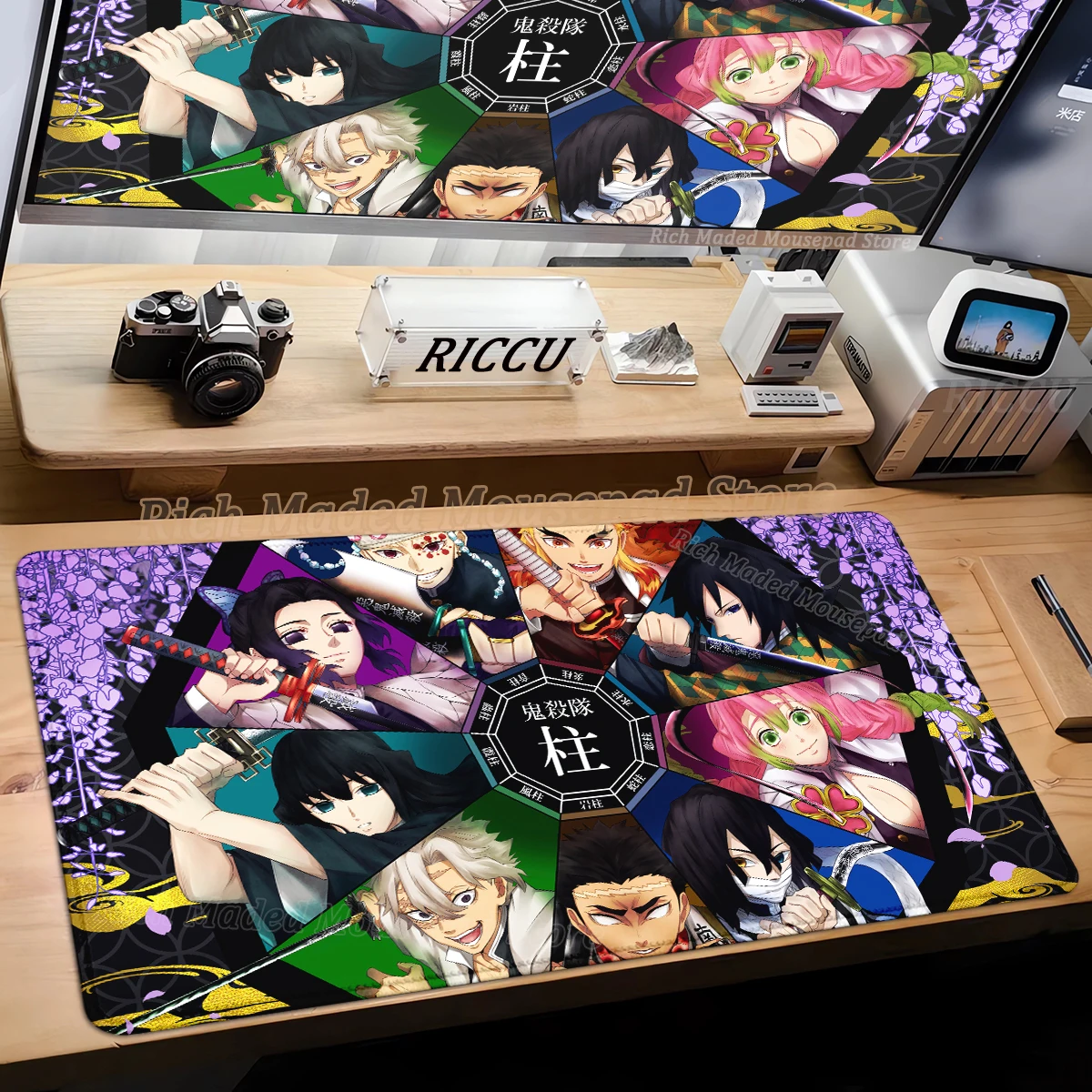 

Demon Slayer Mouse Pad Gaming Laptop Keyboard Mat Deskmat Desk Accessories PC Protector Mousepad Gamer Mats Anime Xxl Mause Pad