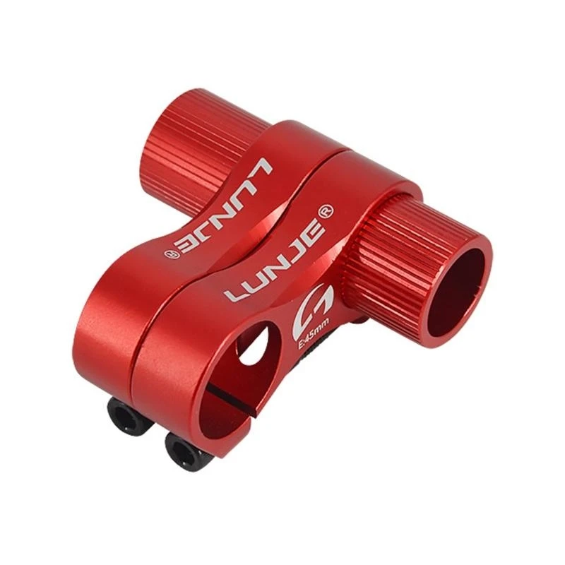 37JE Bike Handlebar Extender, Aluminum Alloy Handlebar Extension Double Clamp Bike Bracket Accessories