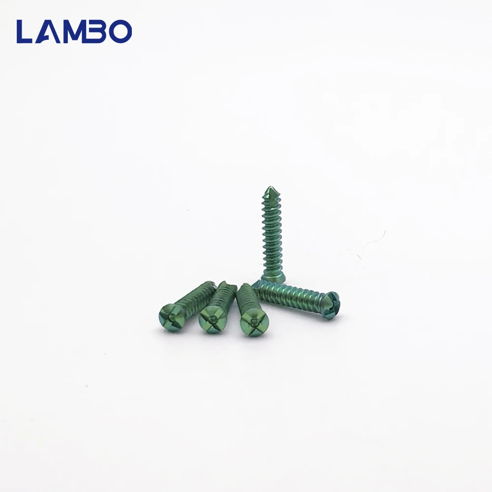 1.6mm Titanium ALPS Crosshead Locking Screws Pet Veterinaria Orthopedics Implant Surgical Instruments Veterinary Accessories