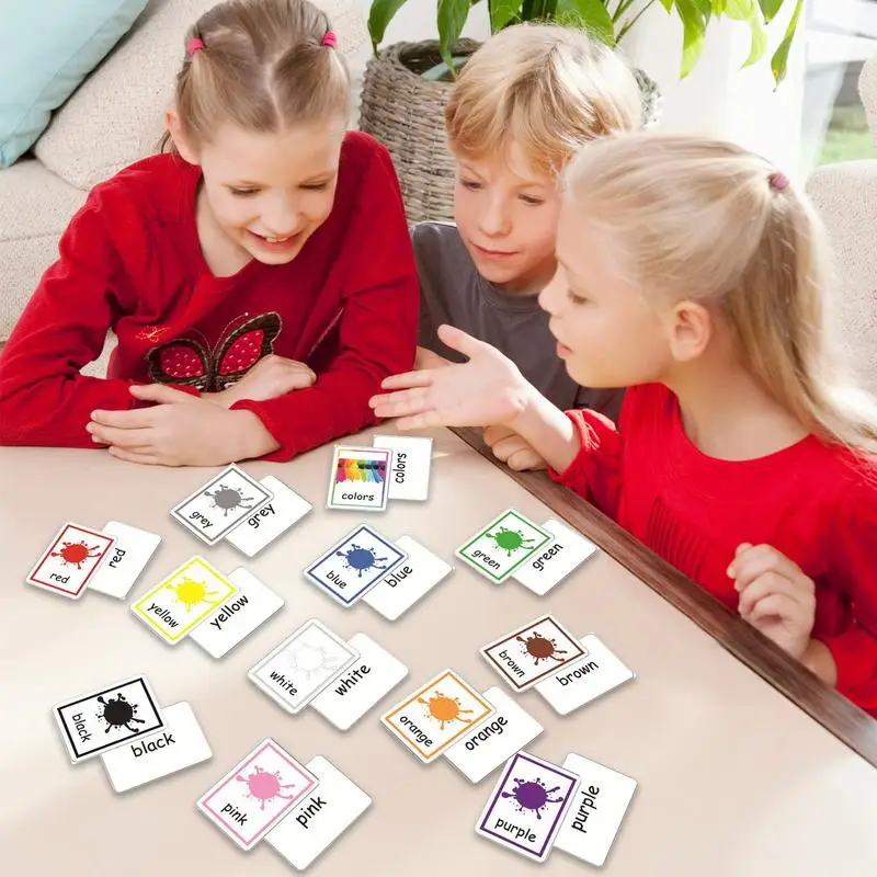 English Flash Cards For Kids Kindergarten Toddler Educational Learning Flashcards English Language Development Activity Cards