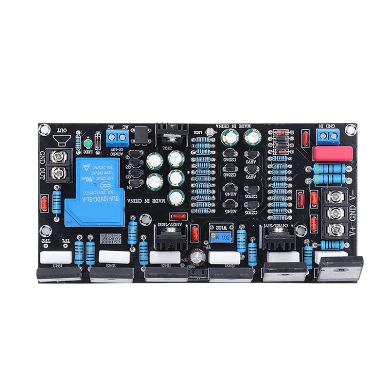 300W Mono Power Amplifier 1943 + 5200 Mono HIFI Audio Amplifier High Power Tube Finished Amplifier Board AMP Module, Easy To Use