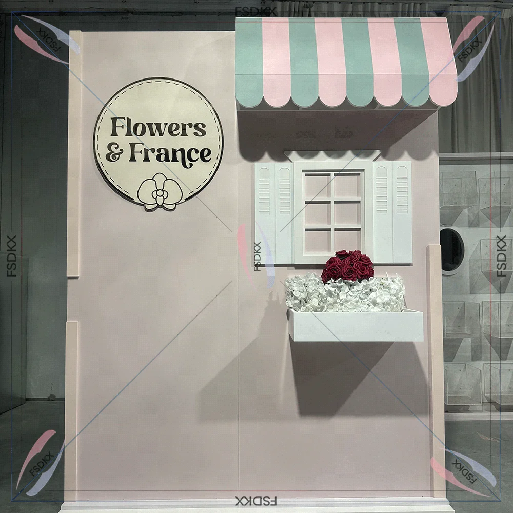 

Factory Direct Sale Event House Event backdrop Custom pvc Wedding Stage Backdrop