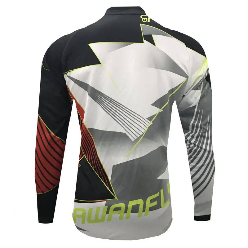 Winter Long Sleeve Quick Dry MTB Jersey Motocross DH Wear BMX Cycling Mountain Bike Clothing Downhill T Shir