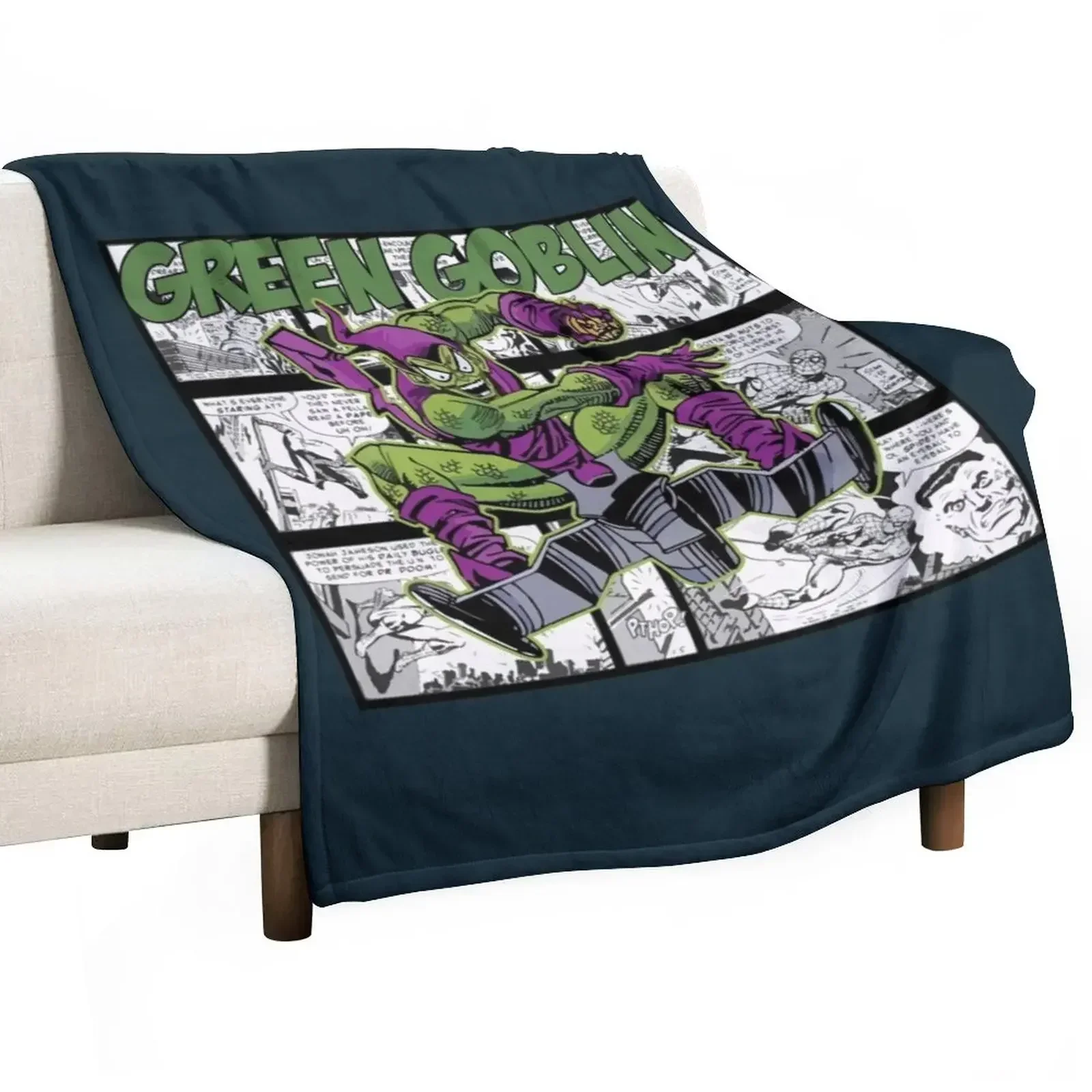 green goblin Throw Blanket Loose Bed covers Blankets