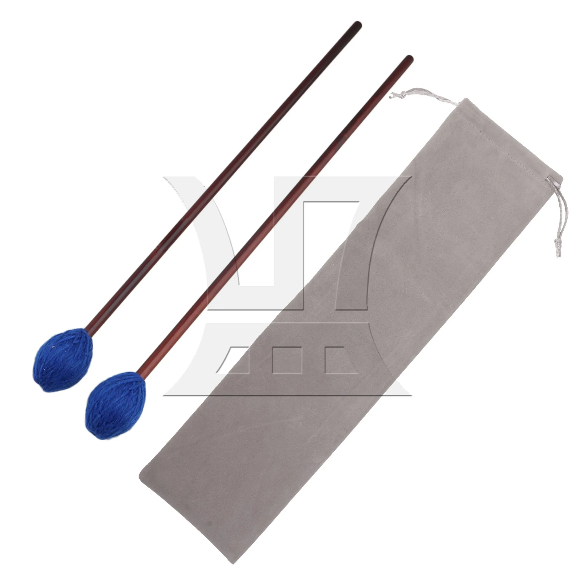 

YIBUY 2 x BQLZR Maple Handles and Soft Blue Woolen Yarn Head Marimba Mallets