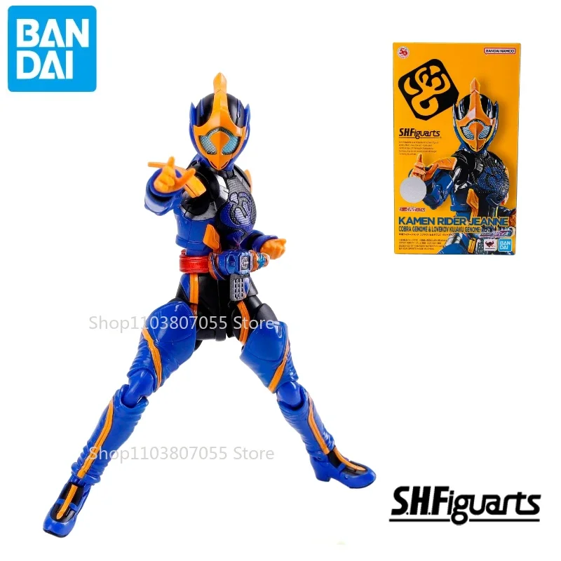 

In Stock Original Bandai S.H.Figuarts SHF Tokusatsu KAMEN RIDER JEANNE COBRA GENOME Action Figure Toys Collection Model Gift