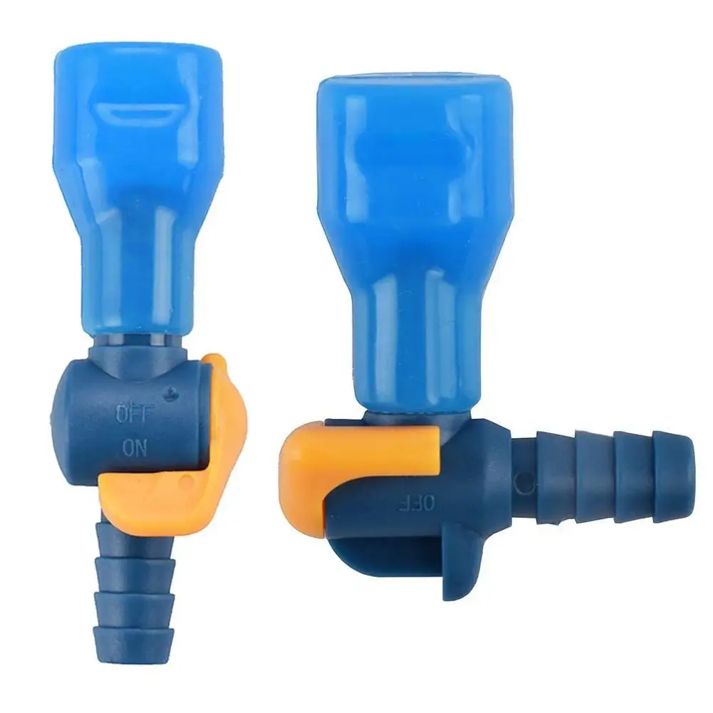 Silicone Water Bag Suction Connector With On Off Switch Hydration Bags Bite Valves Lightweight Mini Outdoor Sports Accessories