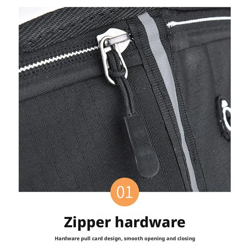 حقيبة خصر للجري خفيفة الوزن مقاومة للماء بشريط عاكس للخصر حزمة مراوح للصالة الرياضية والجري حزمة خصر قابلة للتعديل بحزام مرن