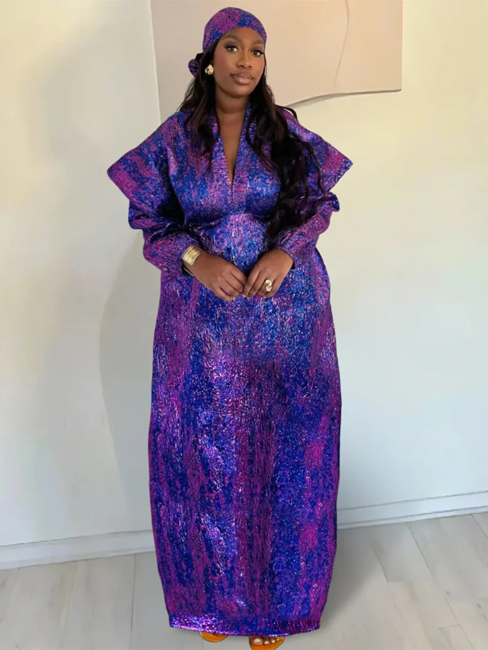 

African Dresses for Women 2025 Abayas Traditional Africa Clothing Dashiki Ankara Outfits Gown Robe Muslim Kaftan Maxi Long Dress