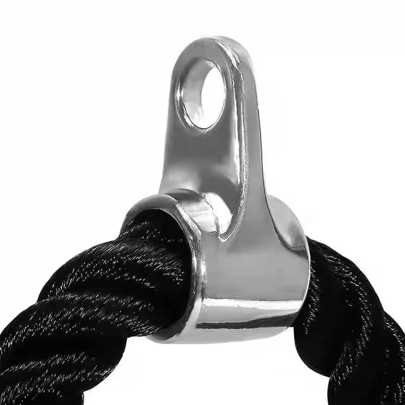 Ergonomic Non Slip Tricep Rope Cable Attachment For Home Gym Fitness Bodybuilding Exercise Workout Training Equipment Set view 6