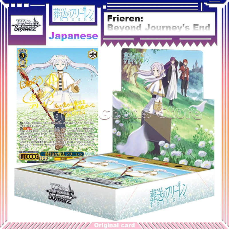 Original WS Frieren: Beyond Journey's End Card Weiß Schwarz Japanese Anime Character Rare Collection Cards Children Gifts