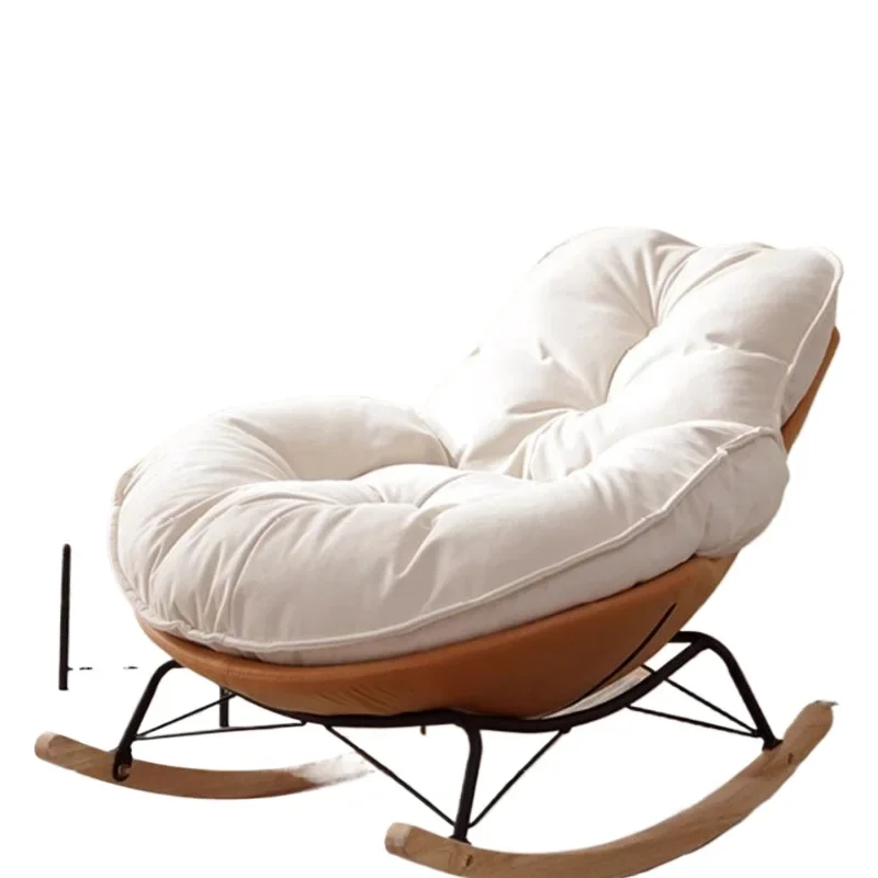 Lazy sofa shell chair, single nap balcony casual household penguin rocking chair