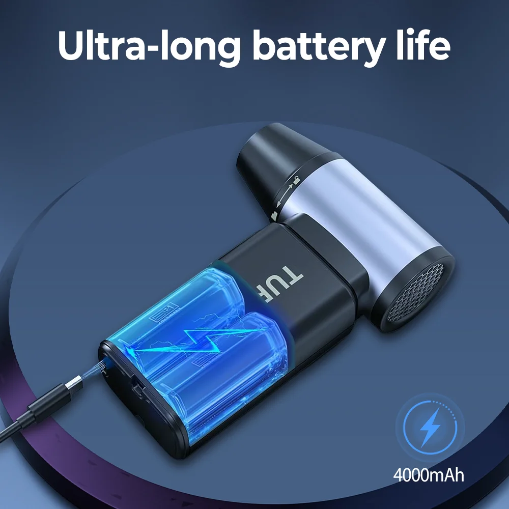 

Powerful Air Blower 4 Gears Speed Turbo Jet Fan 45m/s Portable Dust Fan Electric Dryer Brushless Turbo Jet Blower with 5 Nozzles