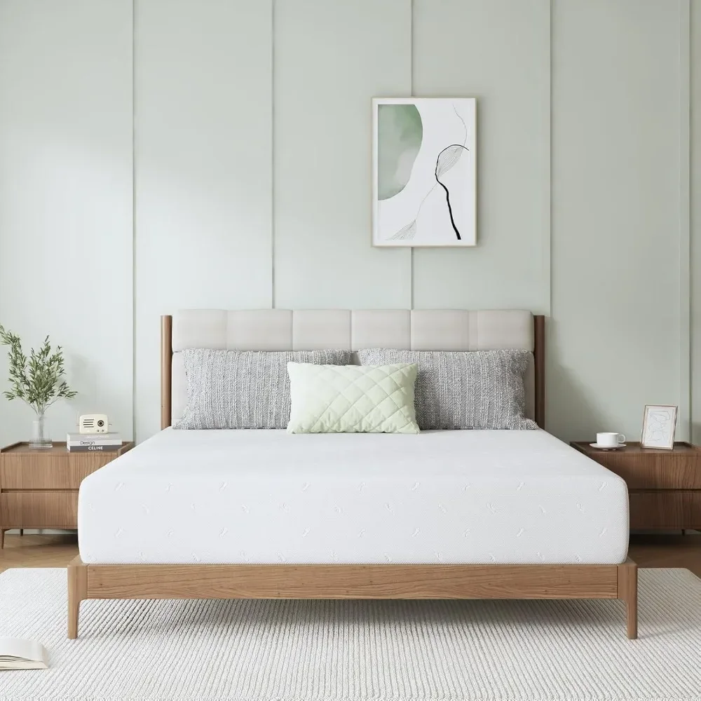 

10 Inch Twin Size Mattress with Comfort Foam & High-Density Support Foam for Pressure Relief&Contour Support Mattresses in A Box