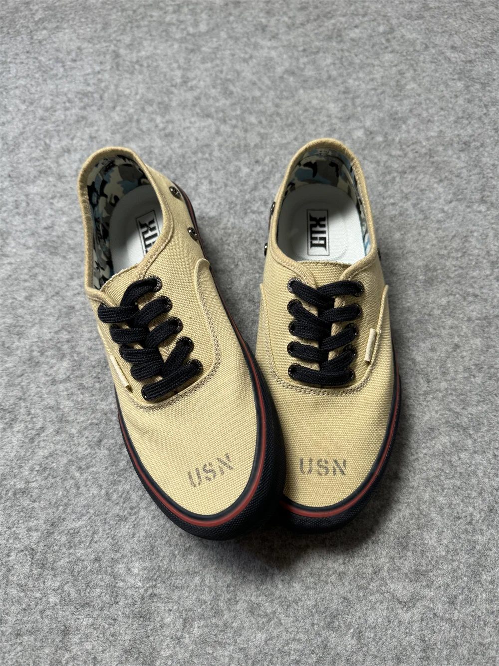 Nigel Cabourn Collaborative Edición limitada Retro Workwear Zapatos de lona Zapatos de skate casus ex Zapatos de hombr...