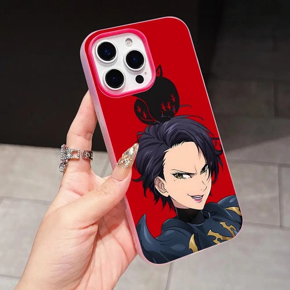 Seven Deadly Sins Merlin Phone Case for iPhone 18 17 16 15 14 13 12 11 Air Pro Max Plus Jelly Dual Layer Rose Red Cover - view 5