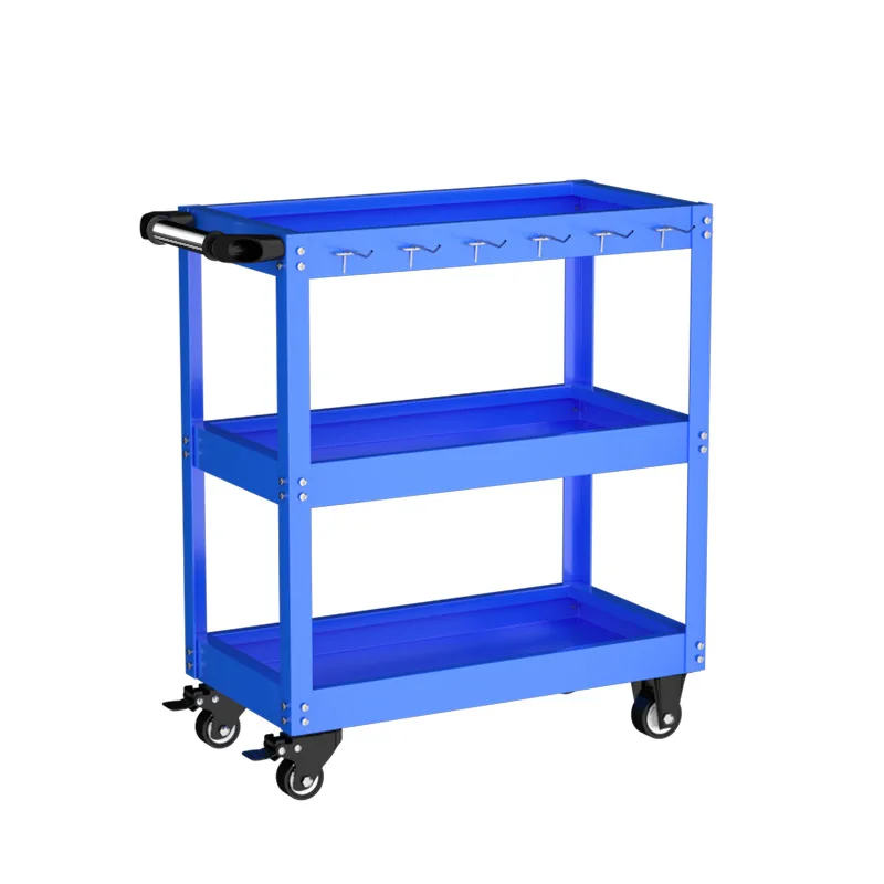 BaoLian Mechanical Workshop ToolsCart Tool Trolley With Brake Wheels Toolbox Cabinet Organizer Holder Garage Workbench Racks