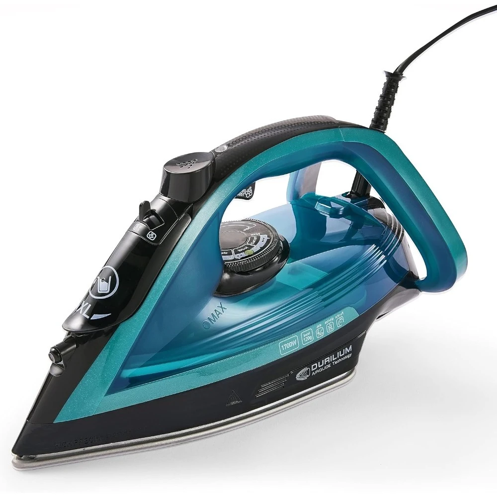 

Ультрахлидный паровой утюг с прочной подошвой, прецизионный наконечник, защита от капель, автоматическое выключение, 1800 Вт