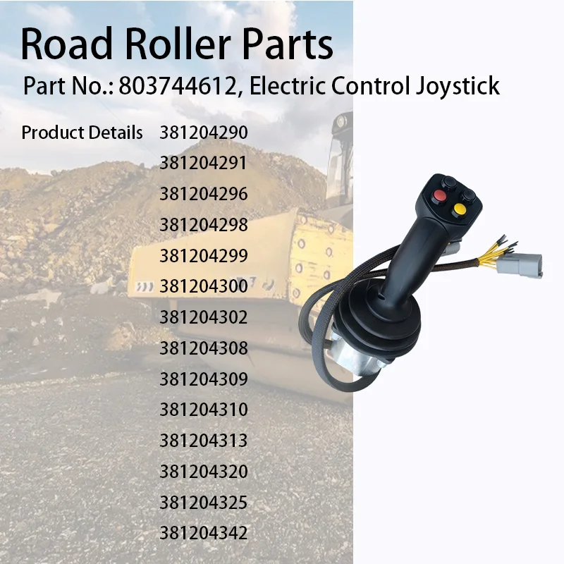 Aftermarket Cabin Control Joystick 803744612 Compatible XCMG XD Series Roller, Anti-shock Bumpy Terrain Electronic Spare Part
