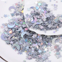 15g/bag Glitter Moon Star Confetti 2026 Ramadan EID Mubarak Home Decoration Islamic Muslim Gifts Birthday Party Table Scatter