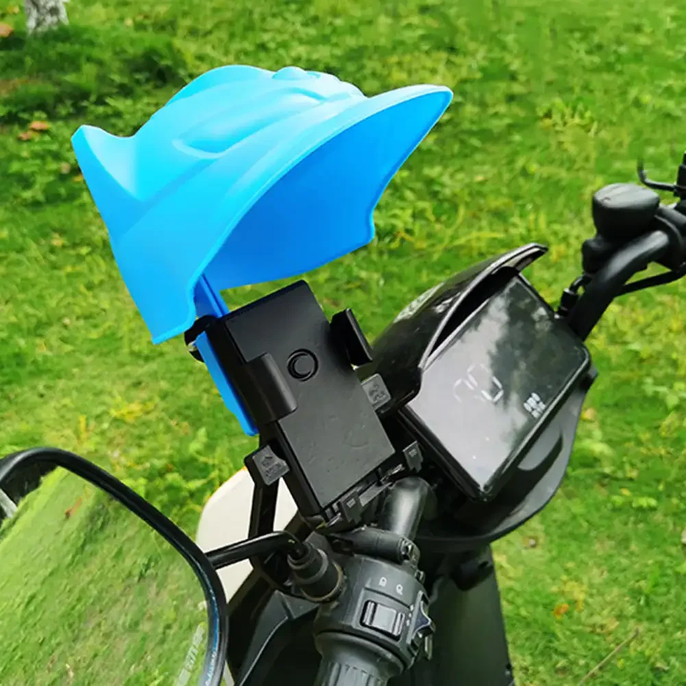 Small Helmet Rider Motorcycle Mobile Phone Holder and Electric Bicycle Navigation Mobile Phone Holder Waterproof Sunshade