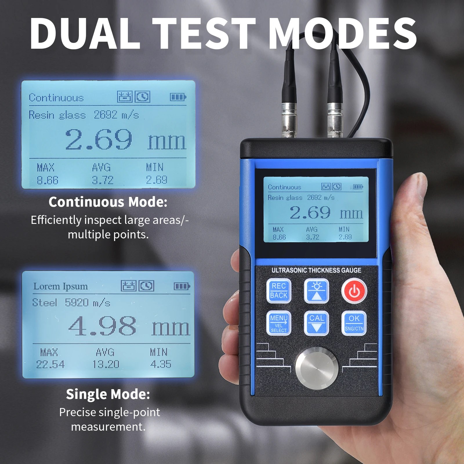 Jauge d'épaisseur ultrasonique - Ultrasonic Thickness Gauge Metal avis et prix