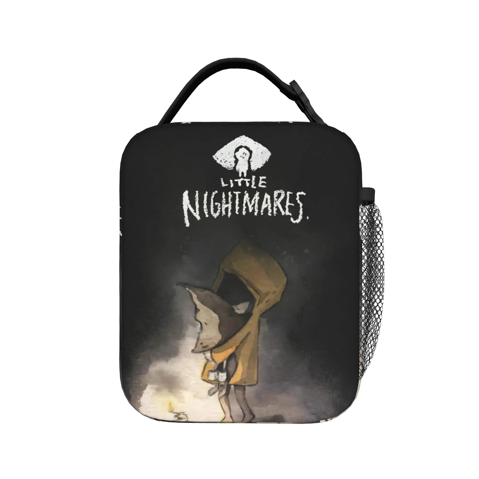 Little Nightmares Horror Insulated Lunch Bags High Capacity  Meal Container Cooler Bag Lunch Box Tote Office  Travel Men Women