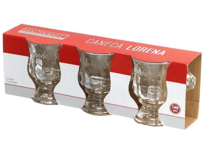 طقم أكواب Hauskraft Lorena الزجاجية ، 3 قطع ، من من من نوع Hauskraft #3